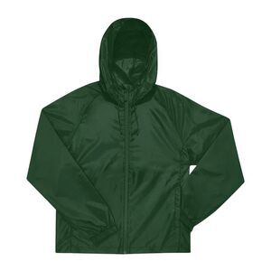 B&C Unisex Adult #Reset Windbreaker / Bottle Green